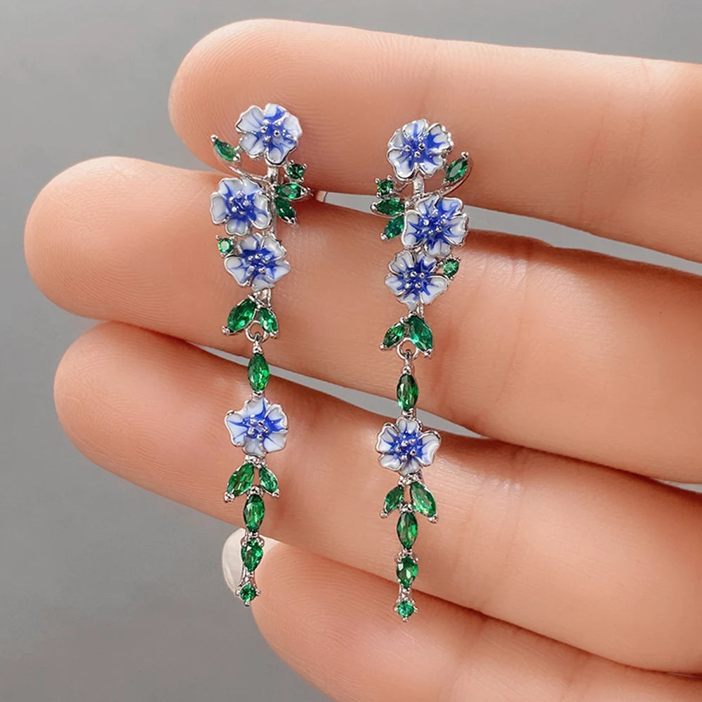 Velencia Trumpet Drop Earrings