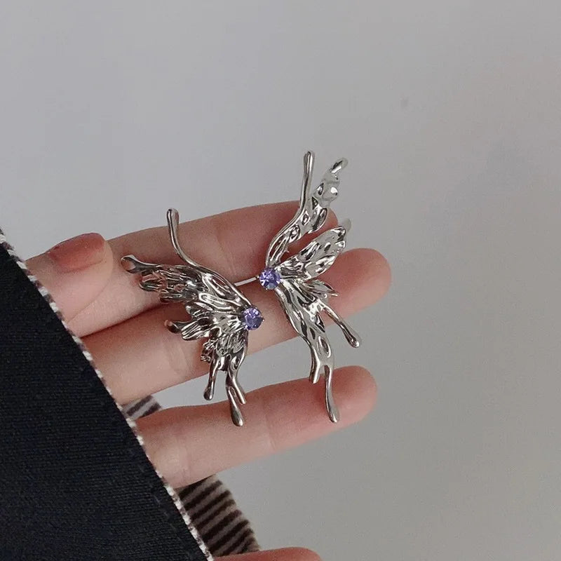Marin Iris Butterfly Earrings