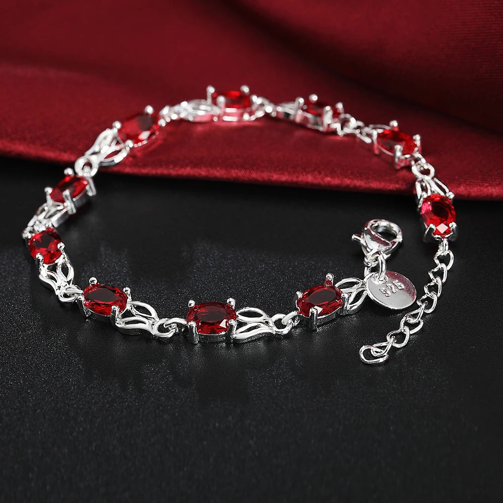 BloodLux Sterling Silver Bracelet