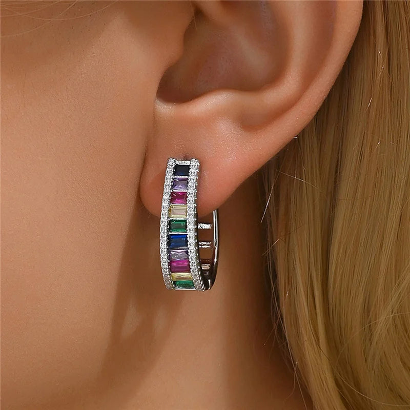 Rainbow Road Strut Earrings
