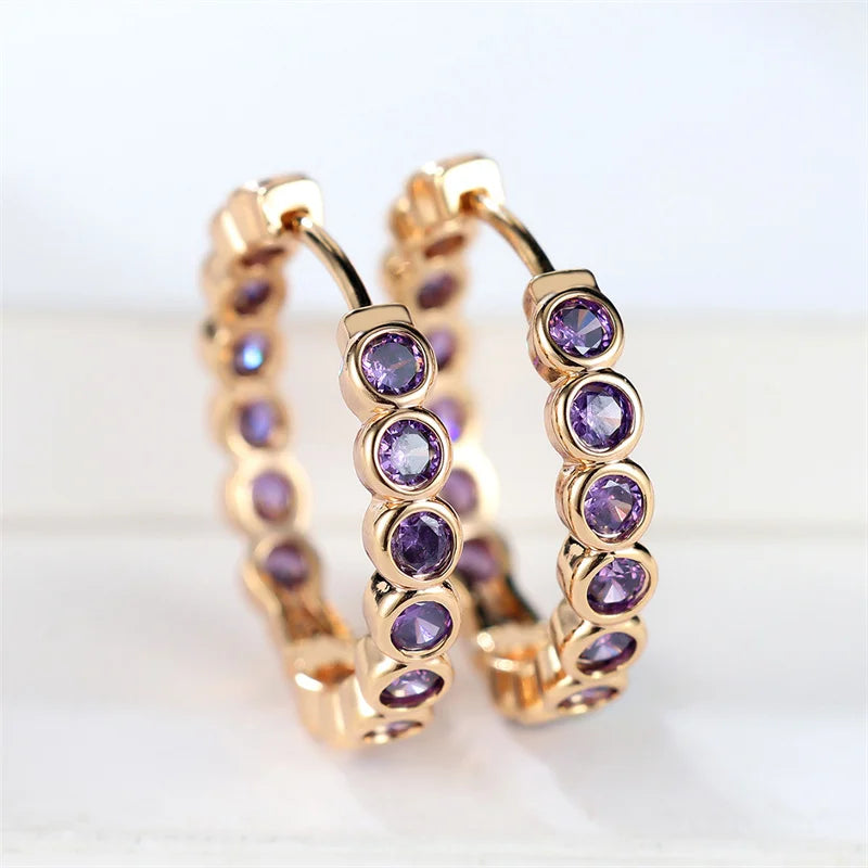 Nova Line Hoop Earrings