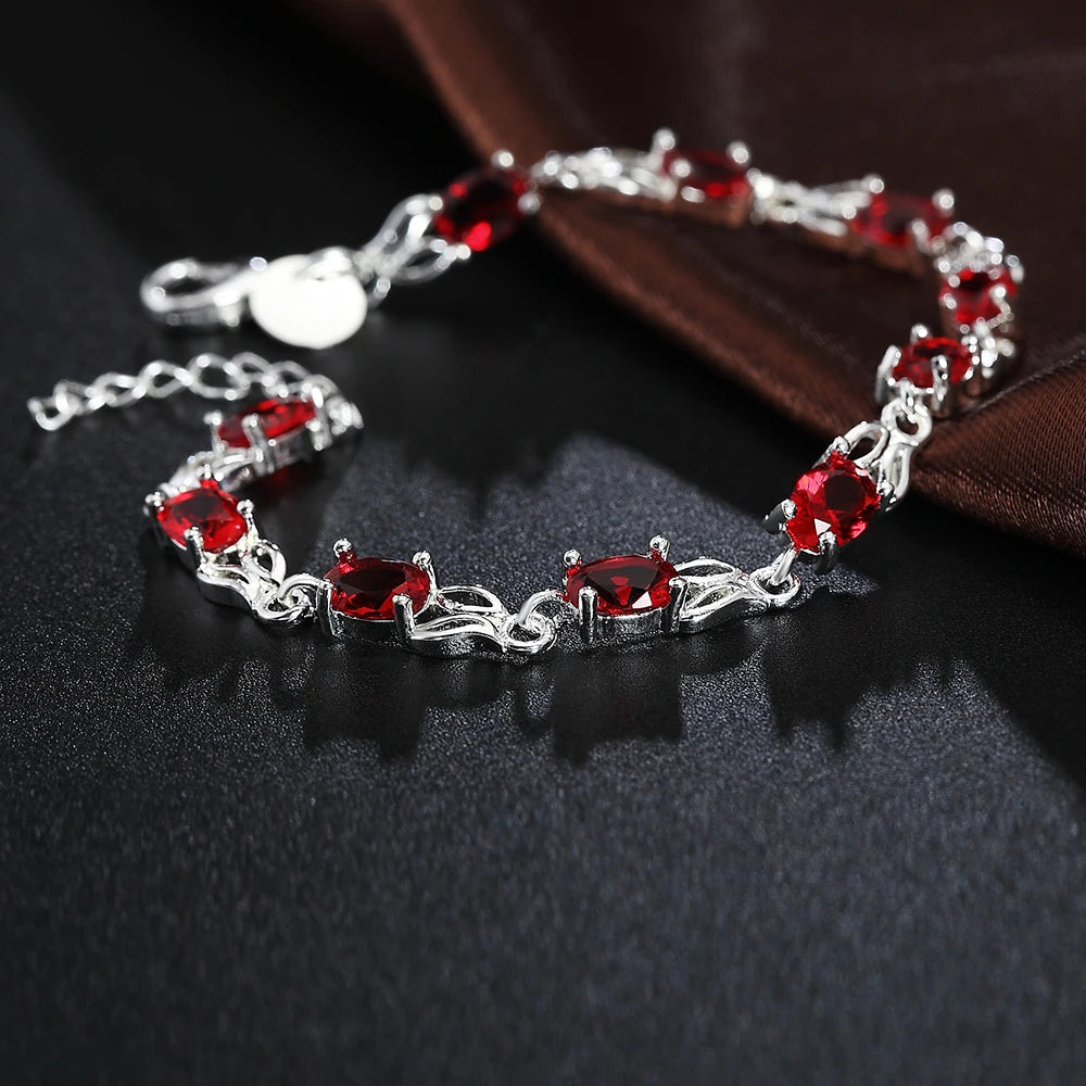 BloodLux Sterling Silver Bracelet