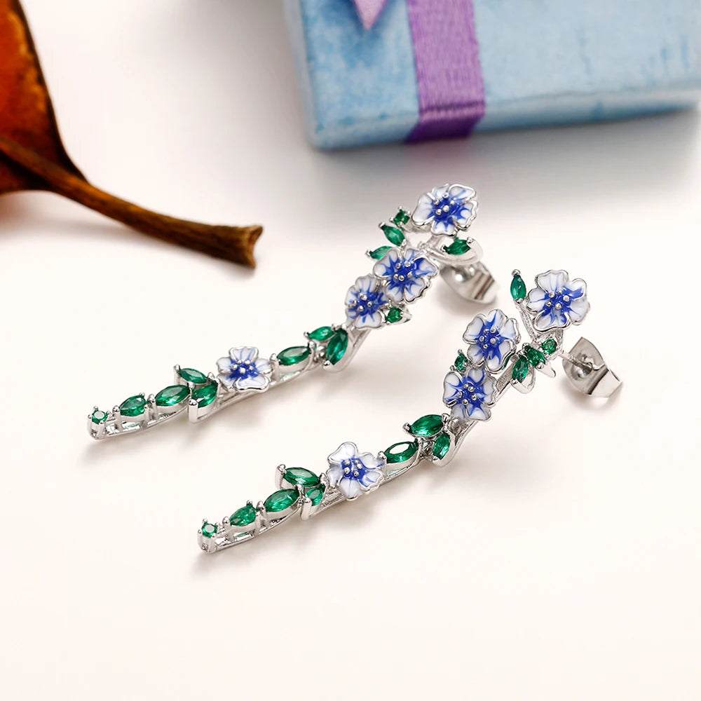 Velencia Trumpet Drop Earrings