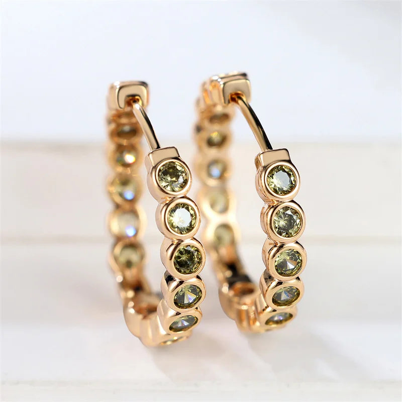 Nova Line Hoop Earrings