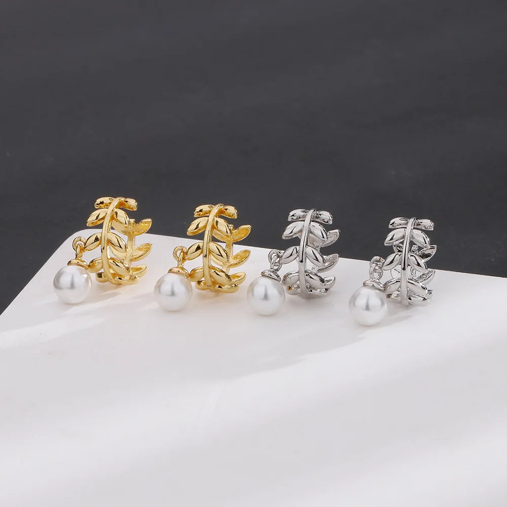 Marcellus Drop Pearl Earrings