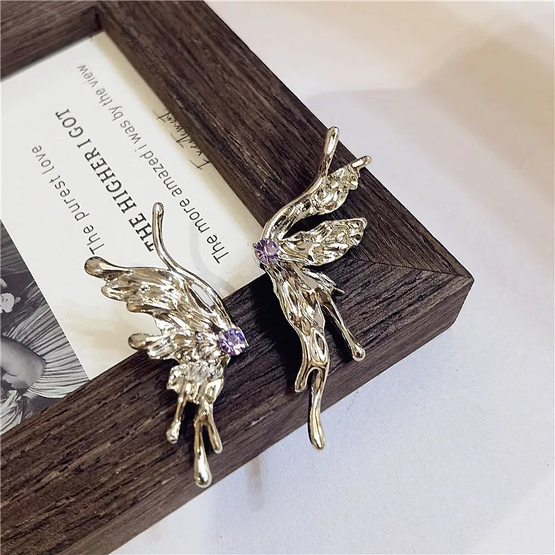 Marin Iris Butterfly Earrings