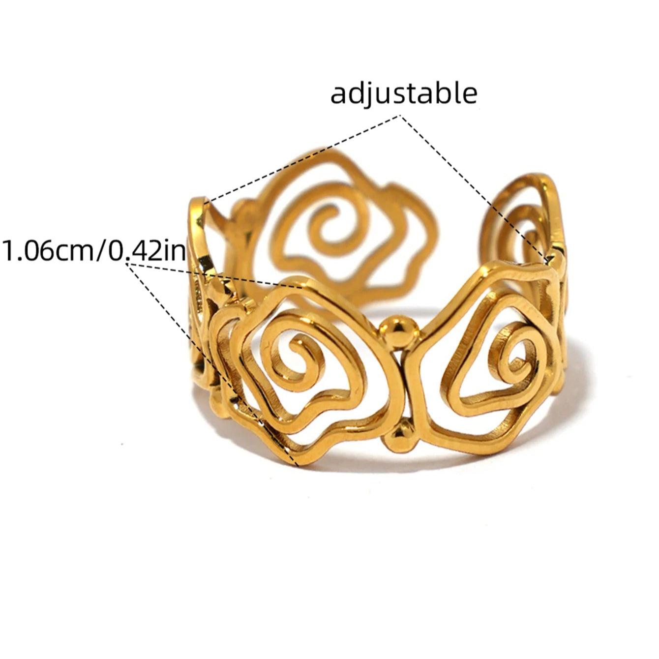 Spiral Ring Set