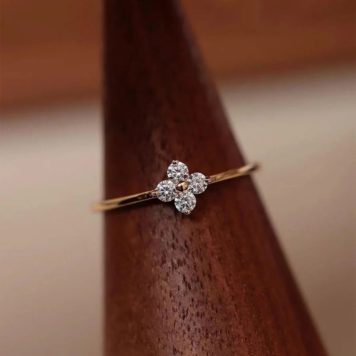 Golden Flower Ring