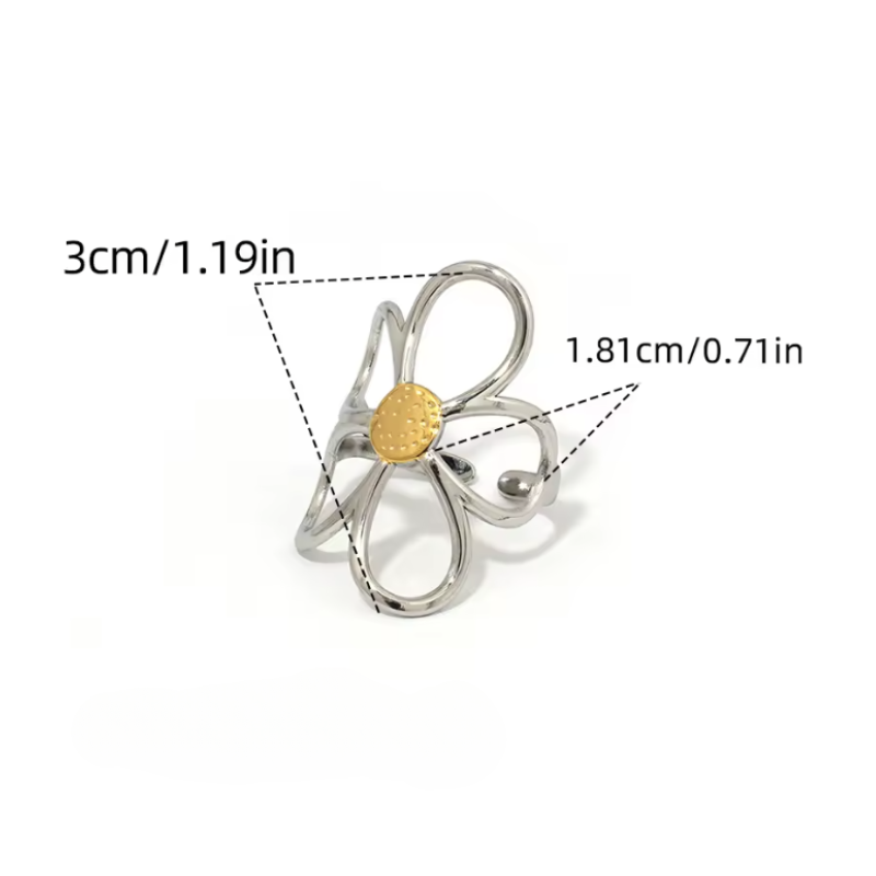 Petalys Stainless Steel Ring