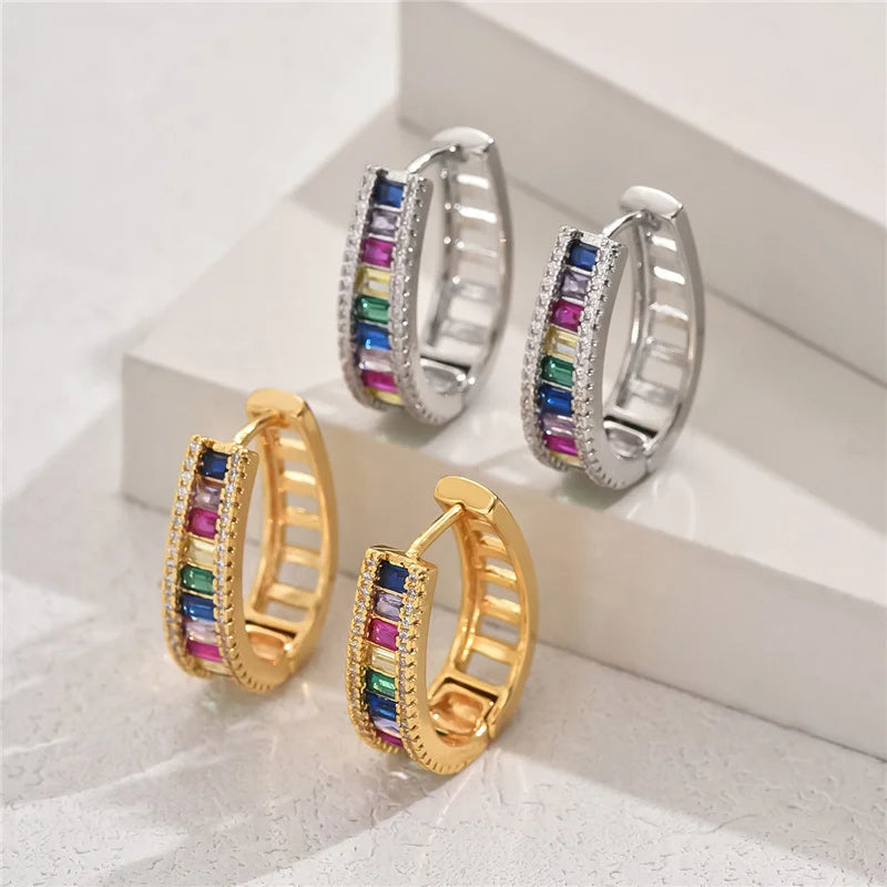 Rainbow Road Strut Earrings