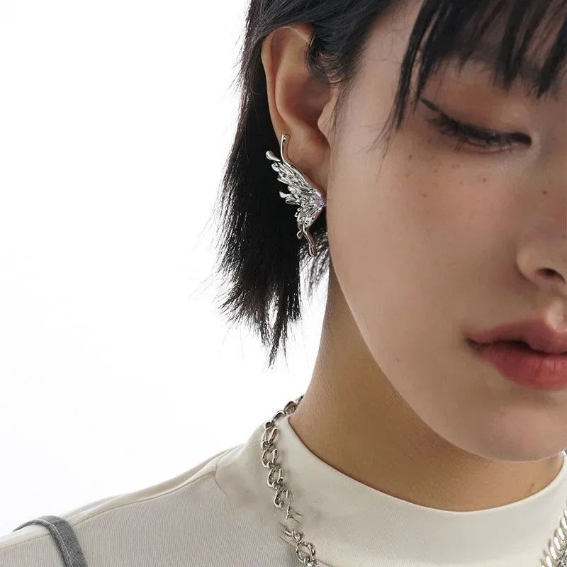 Marin Iris Butterfly Earrings