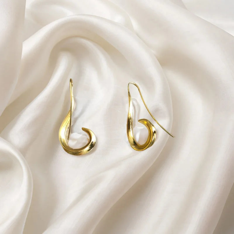 Caltra Vienne Twin Fold Earrings