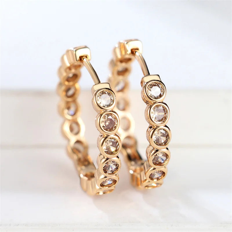 Nova Line Hoop Earrings