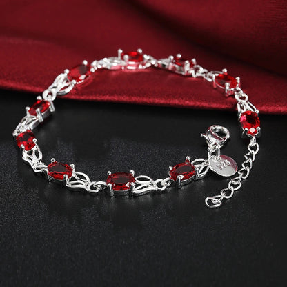 BloodLux Sterling Silver Bracelet