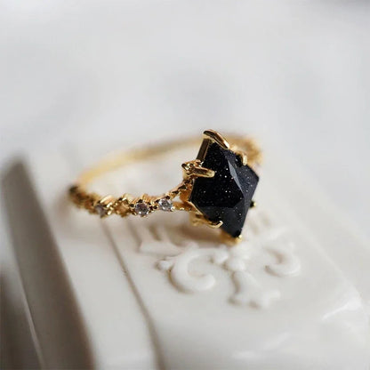 Obsidian Nightfall Ring
