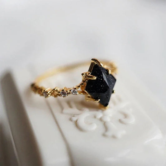 Obsidian Nightfall Ring