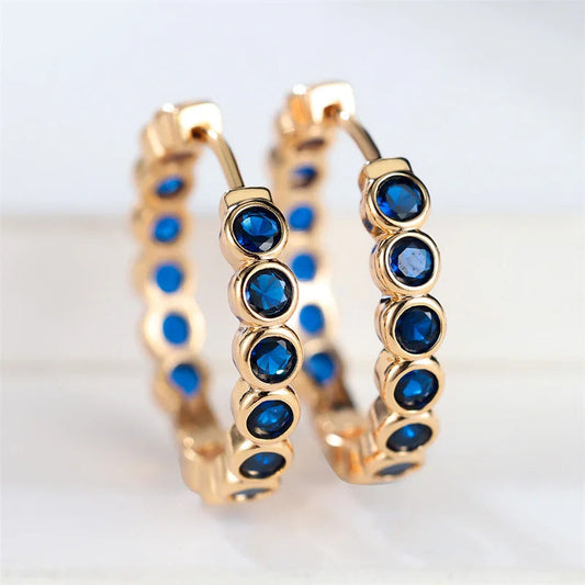 Nova Line Hoop Earrings