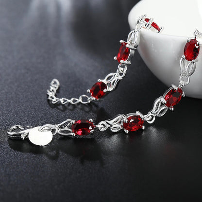 BloodLux Sterling Silver Bracelet