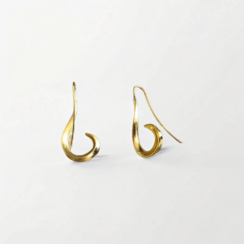 Caltra Vienne Twin Fold Earrings