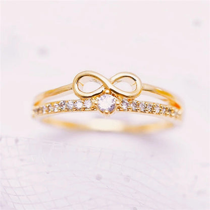 Fleur Kiss Eternity Ring