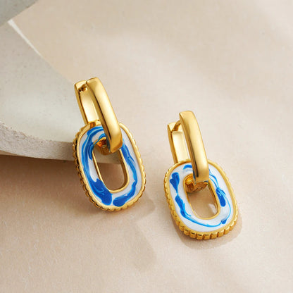 Sevilla Lazuli Hoop Earrings