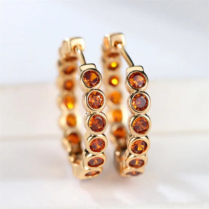 Nova Line Hoop Earrings