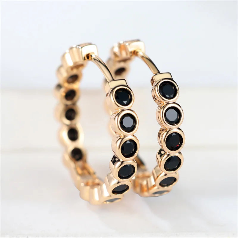 Nova Line Hoop Earrings