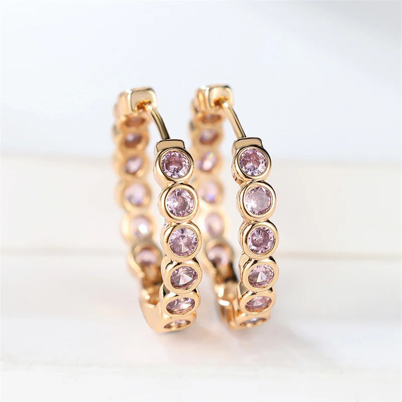 Nova Line Hoop Earrings