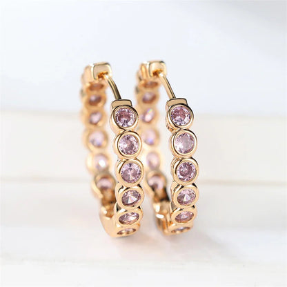Nova Line Hoop Earrings